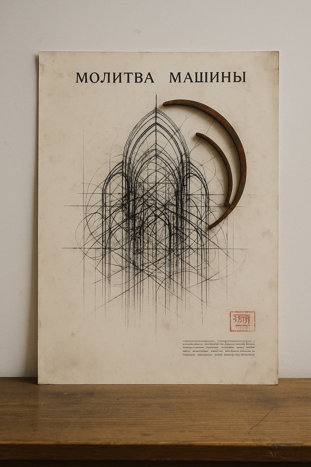 MOLITVA Prayer Fragment - Sacred transmission intercepted from unknown frequency with digital corruption